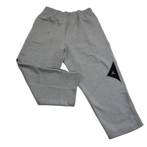 Nike Air Jordan Classic Fit Warmup Fleece Mens Pants Retro Grey